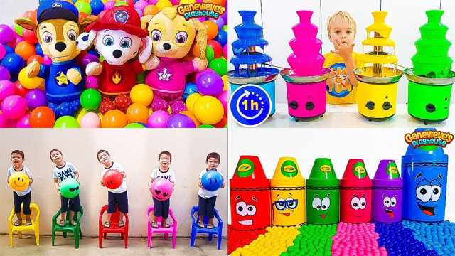 Video đồ chơi: Giải phóng trí tưởng tượng của bạn với đồ chơi cầu vồng | Video học màu sắc hay nhất