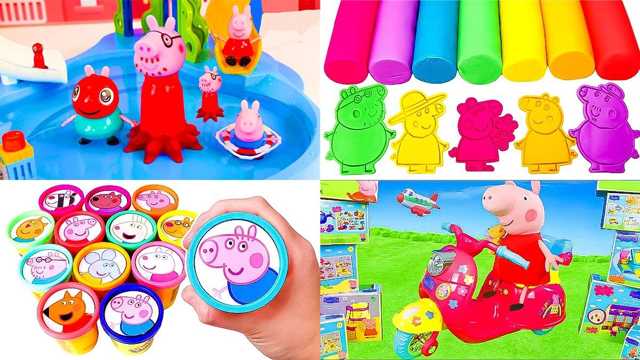 Vídeo de juguetes: Una dulce cura para el resfriado de Piggy | Aventura de juguetes de arcoíris de Peppa Pig