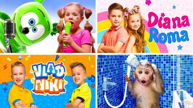 Vídeo de juguetes: Animales coloridos que cantan y bailan | Tiempo feliz para los niños🤣