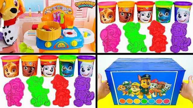 Vídeo de juguetes: Plastilina con la Patrulla Canina | Juego educativo divertido