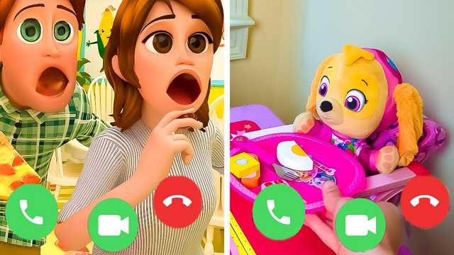 วิดีโอของเล่น: วิดีโอคอลกับ Paw Patrol | ดูว่าพวกเขาทำอะไรอยู่