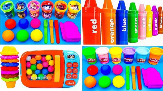 Vídeo de juguetes: ¡El mejor vídeo de aprendizaje de juguetes para niños pequeños y niños! ¡Aprenda los colores con crayones sorpresa!