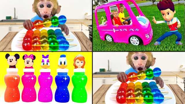 Spielzeugvideo: Viel Spaß beim Shoppen mit dem süßen Äffchen!
