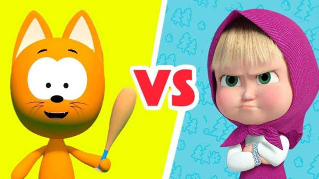 วิดีโอของเล่น: 🔴ผจญภัยเกมแสนสนุก | Masha VS Котёнок Котэ : ใครชนะ? คลิกเพื่อดู!
