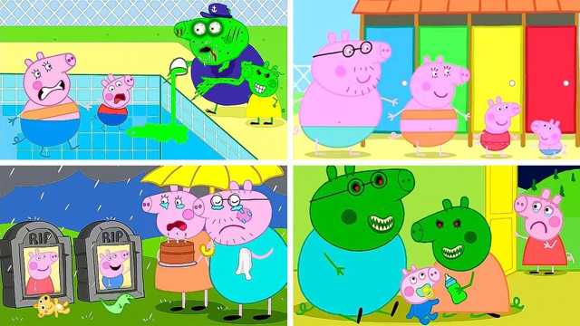Vídeo de juguetes: Juego de juguetes de Peppa Pig: desafío real vs. falso con el cocodrilo tonto