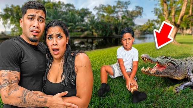 Kids Video: Zakyius was bitten by a crocodile